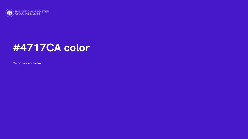 #4717CA color image