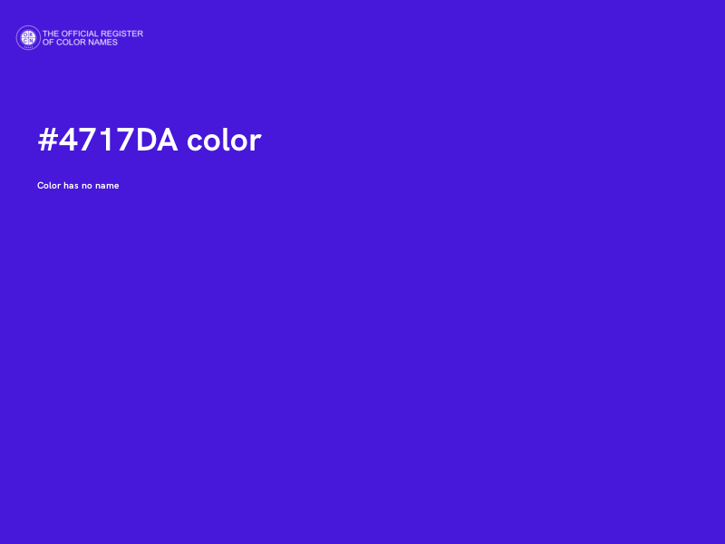 #4717DA color image