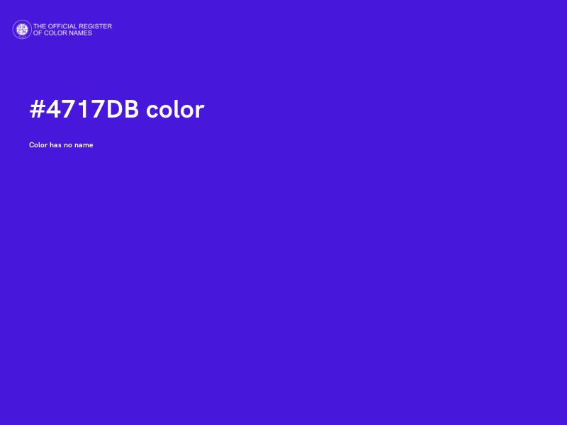 #4717DB color image