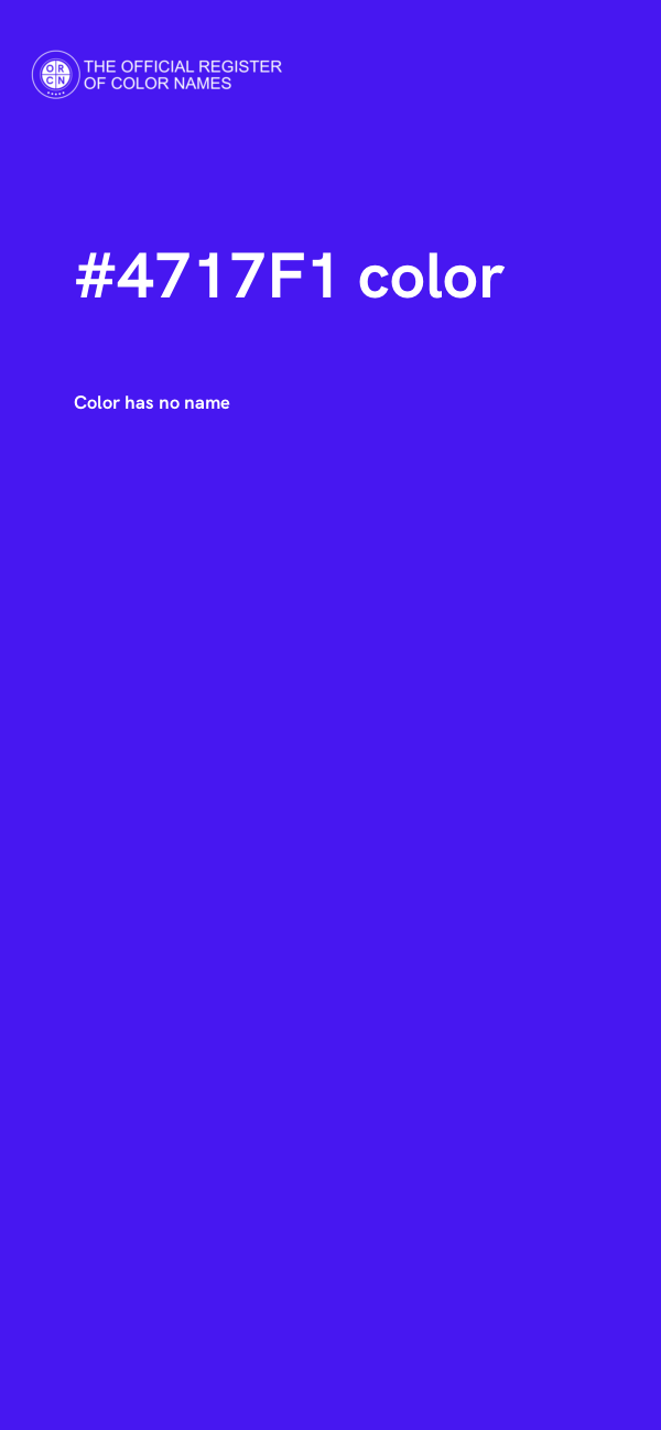 #4717F1 color image