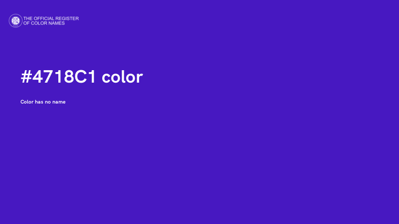 #4718C1 color image