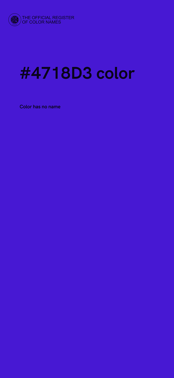 #4718D3 color image