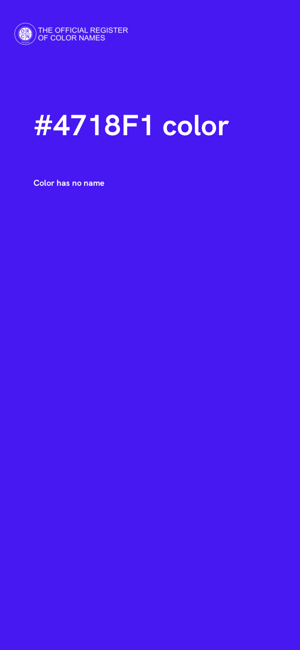 #4718F1 color image