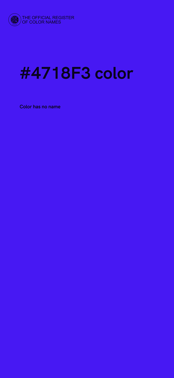 #4718F3 color image