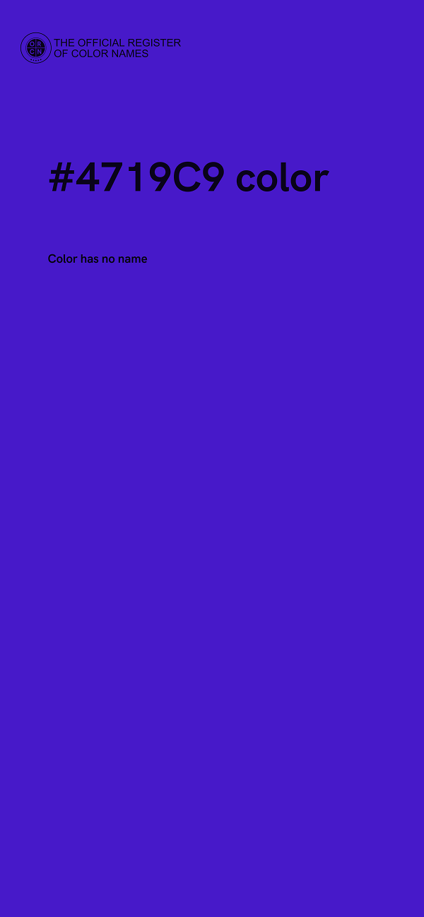 #4719C9 color image