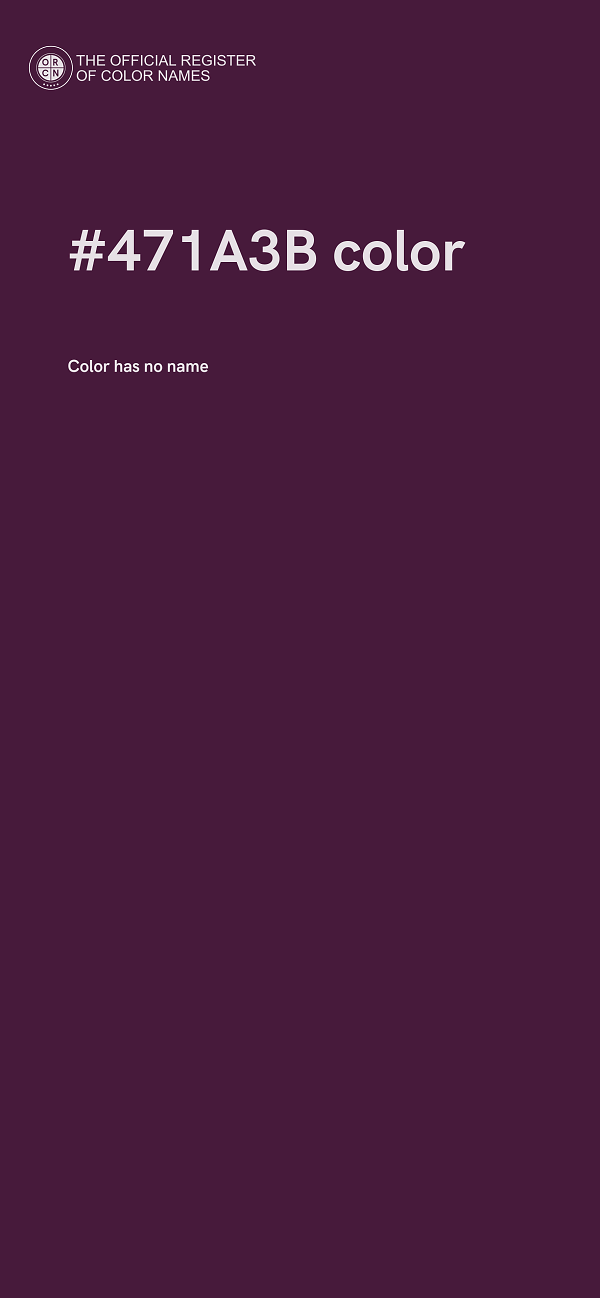 #471A3B color image