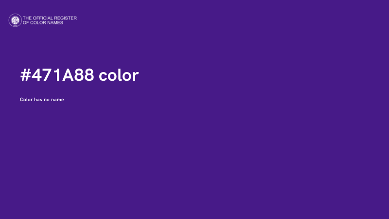 #471A88 color image