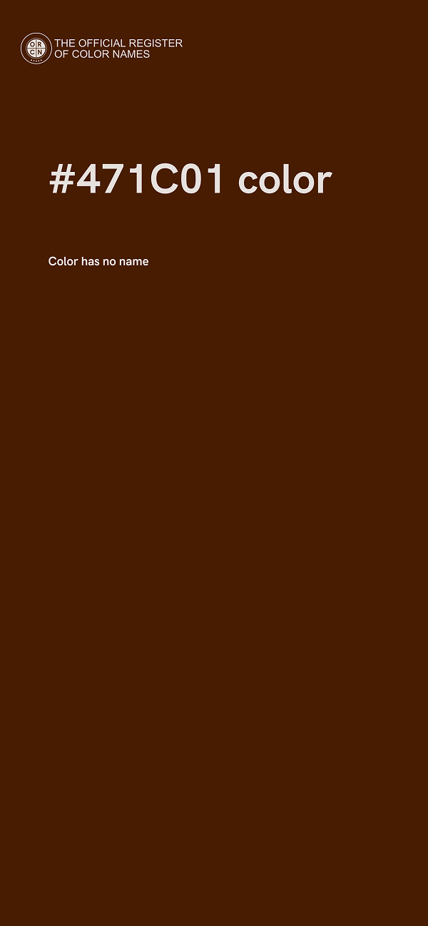 #471C01 color image