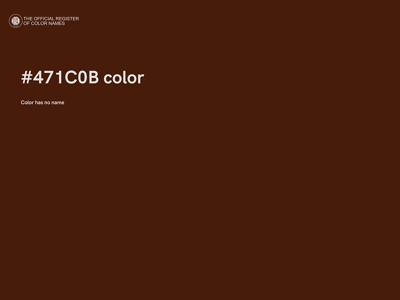 #471C0B color image