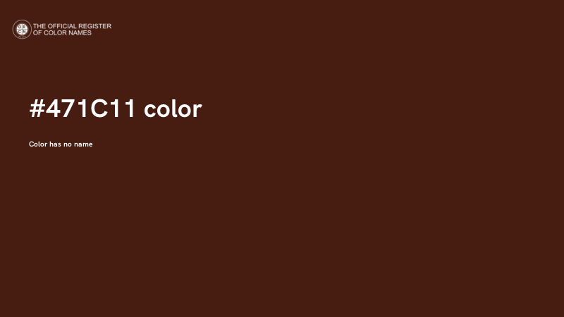 #471C11 color image