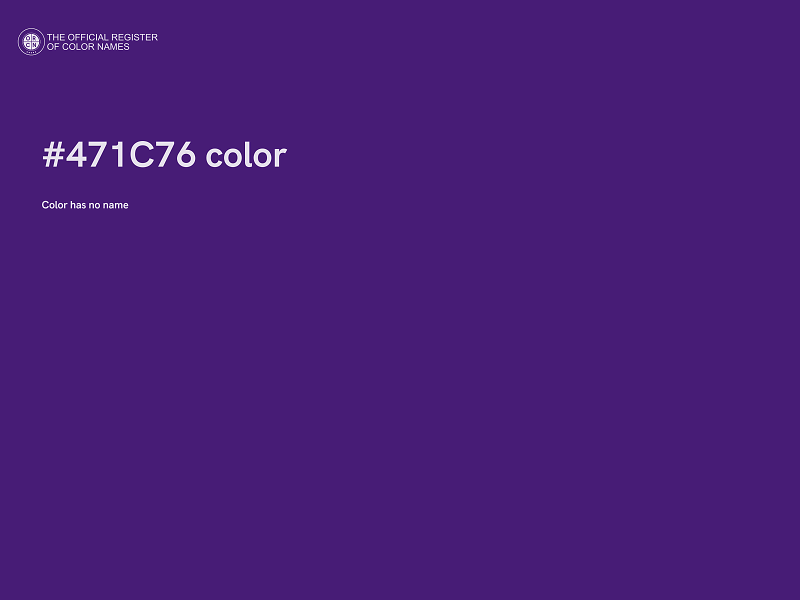 #471C76 color image