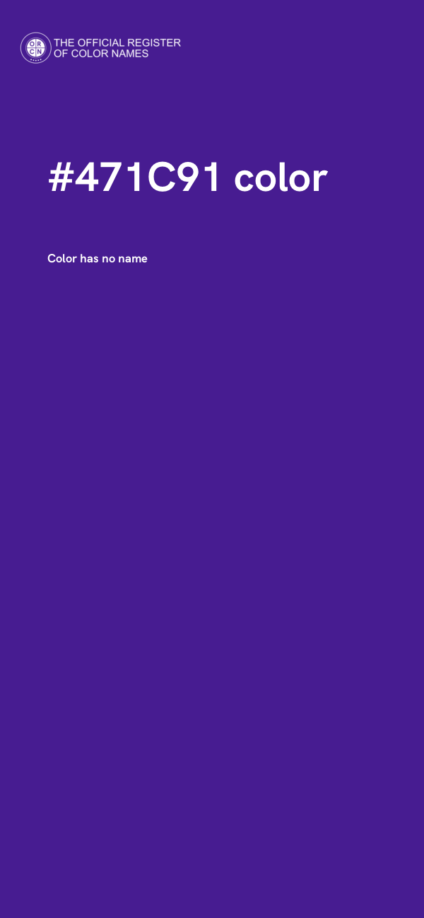 #471C91 color image