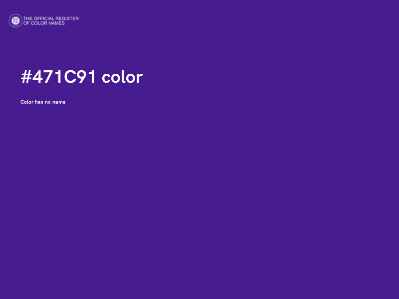 #471C91 color image
