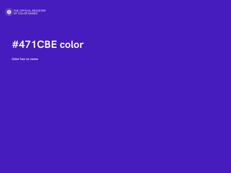 #471CBE color image