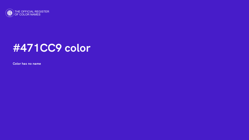 #471CC9 color image
