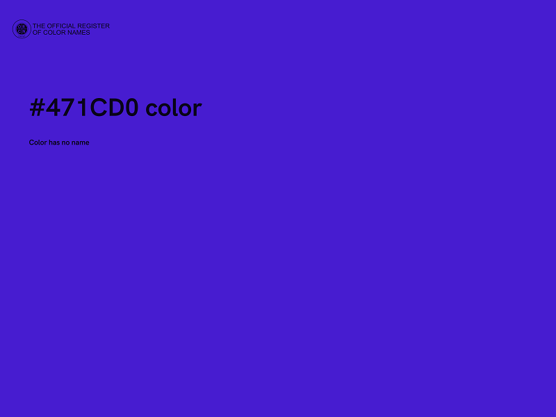 #471CD0 color image