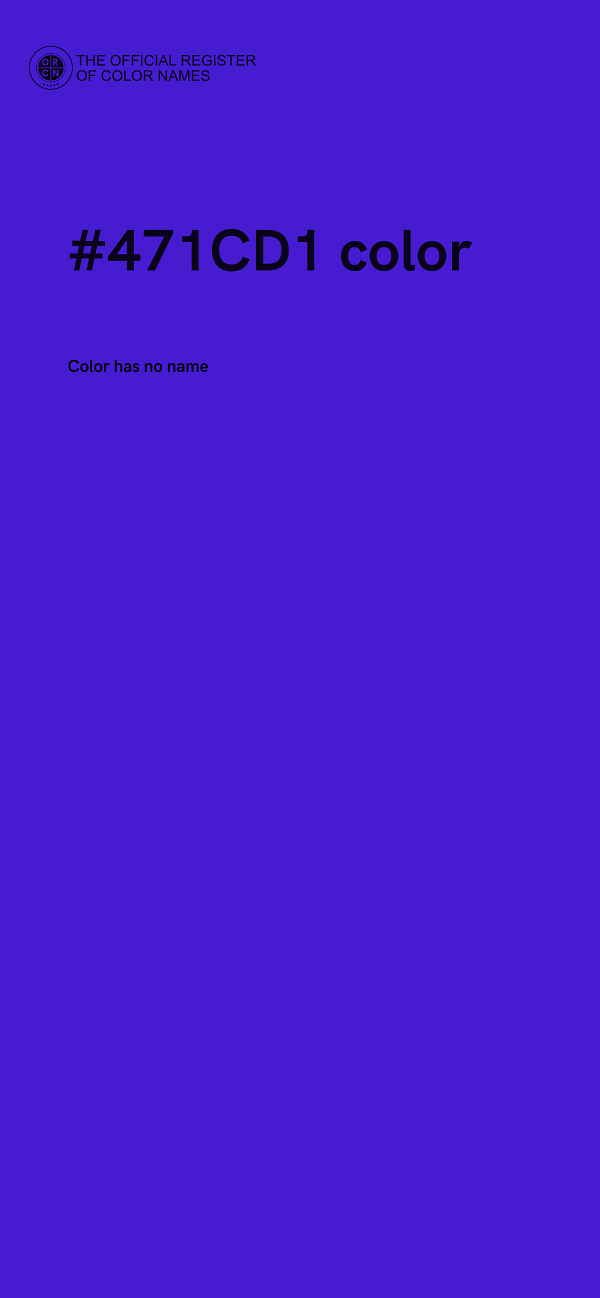 #471CD1 color image