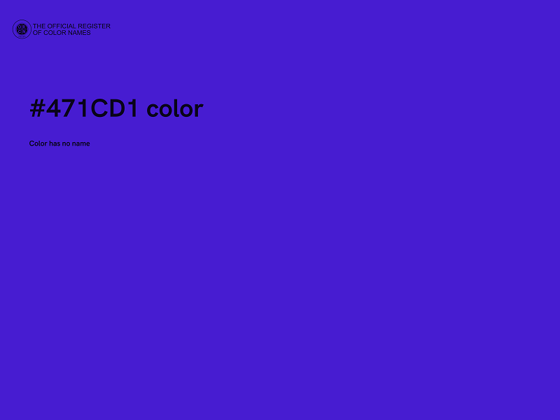 #471CD1 color image