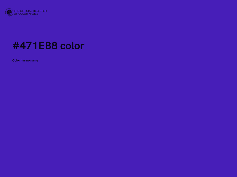 #471EB8 color image