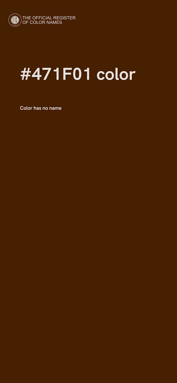 #471F01 color image