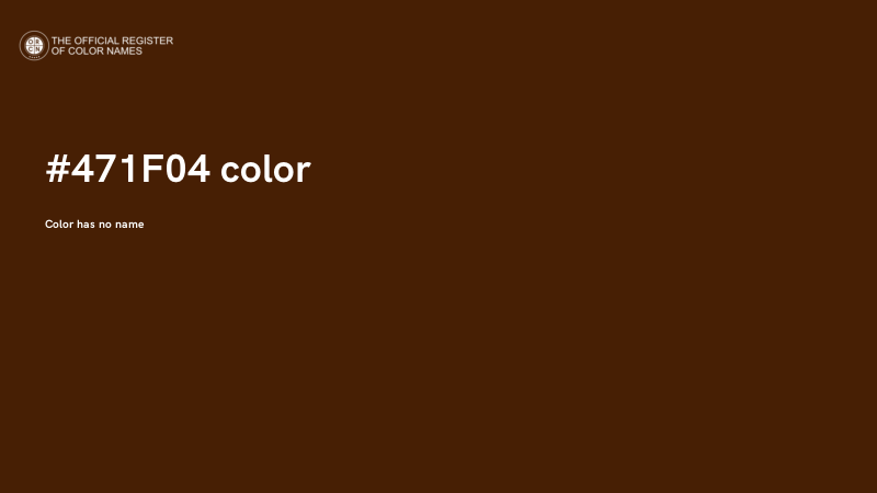#471F04 color image