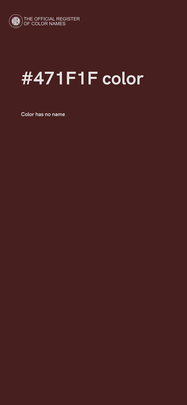 #471F1F color image