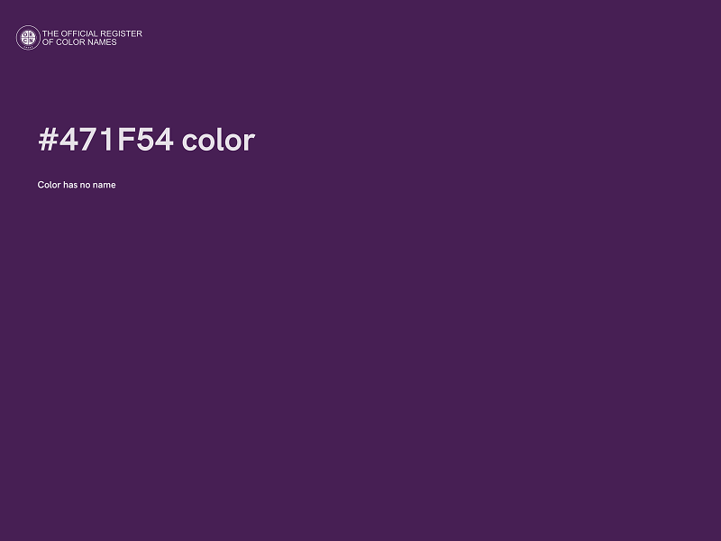 #471F54 color image