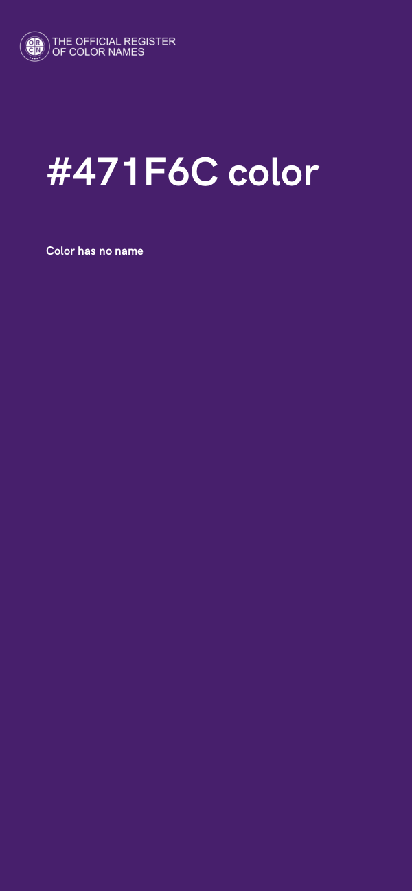 #471F6C color image