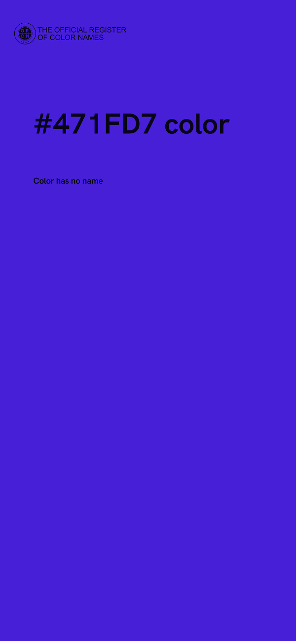 #471FD7 color image