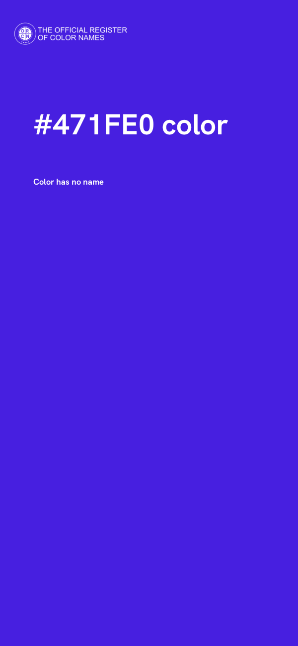 #471FE0 color image