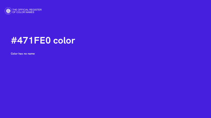 #471FE0 color image