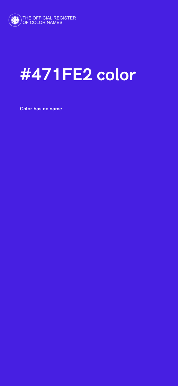 #471FE2 color image