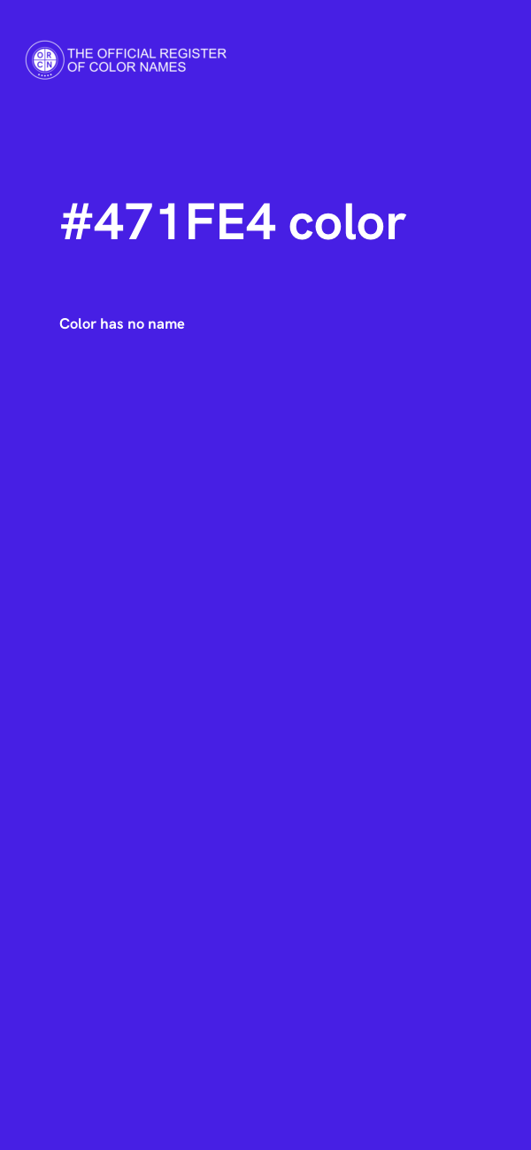 #471FE4 color image