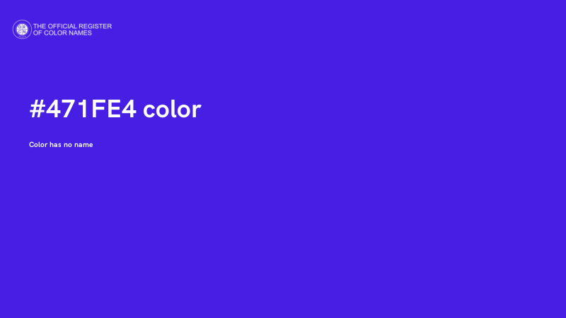 #471FE4 color image