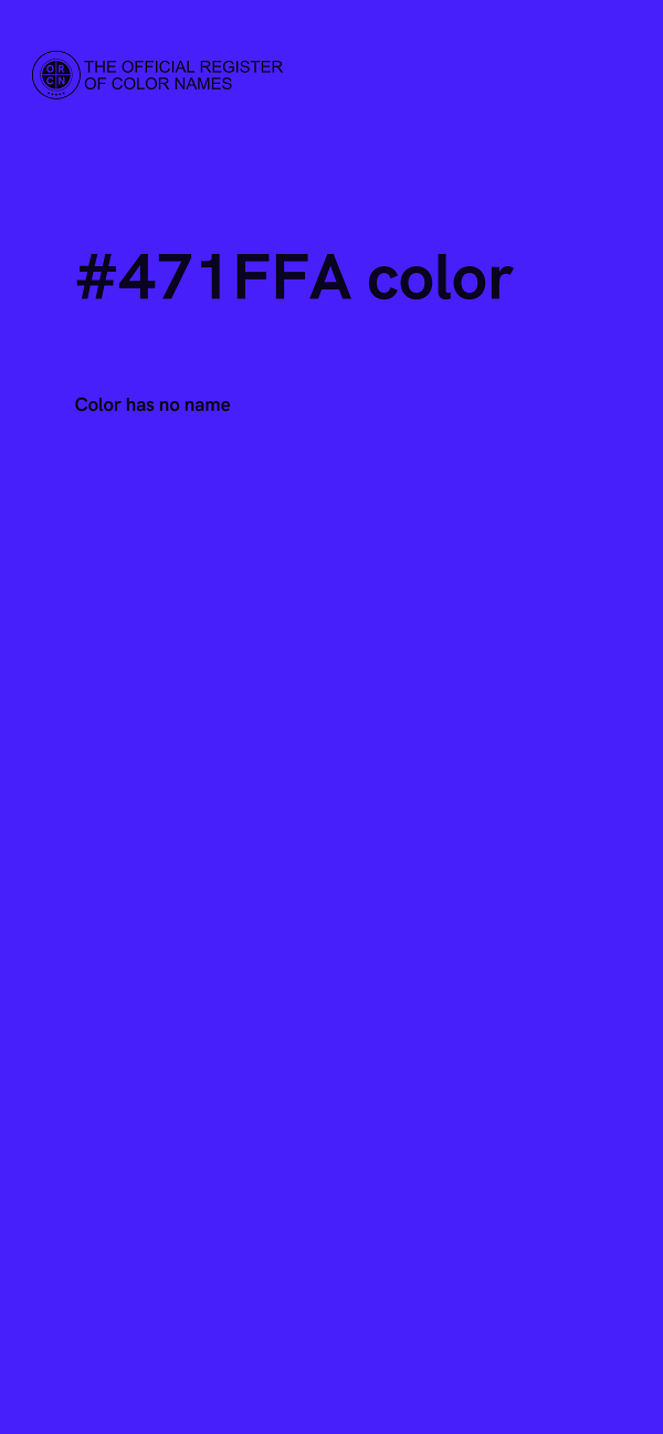 #471FFA color image
