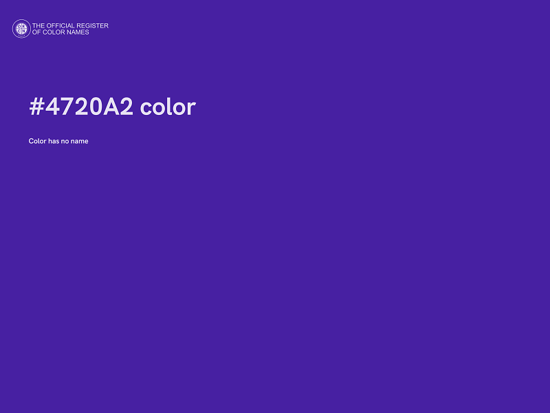 #4720A2 color image