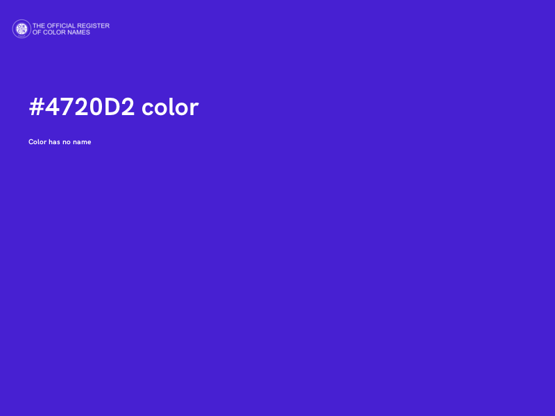 #4720D2 color image