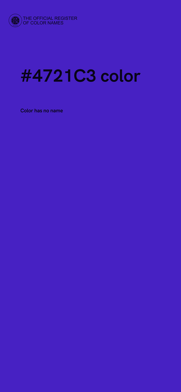 #4721C3 color image