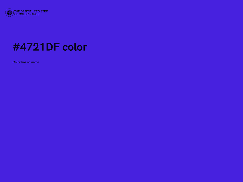 #4721DF color image