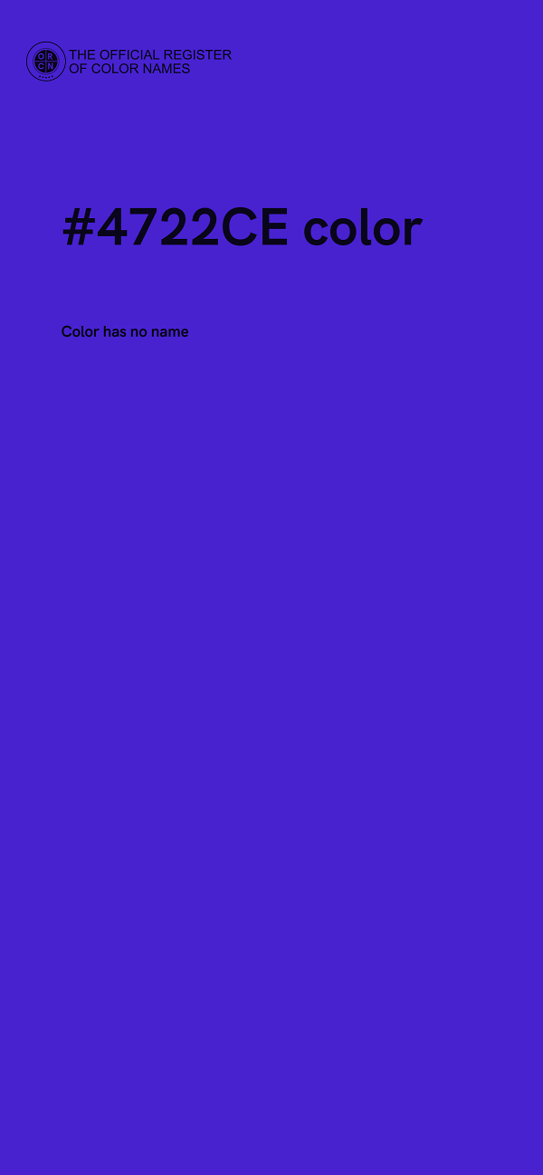 #4722CE color image