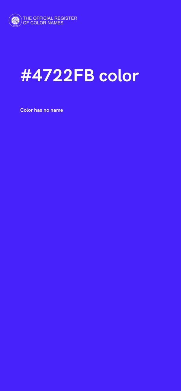 #4722FB color image