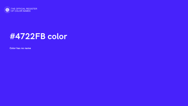 #4722FB color image
