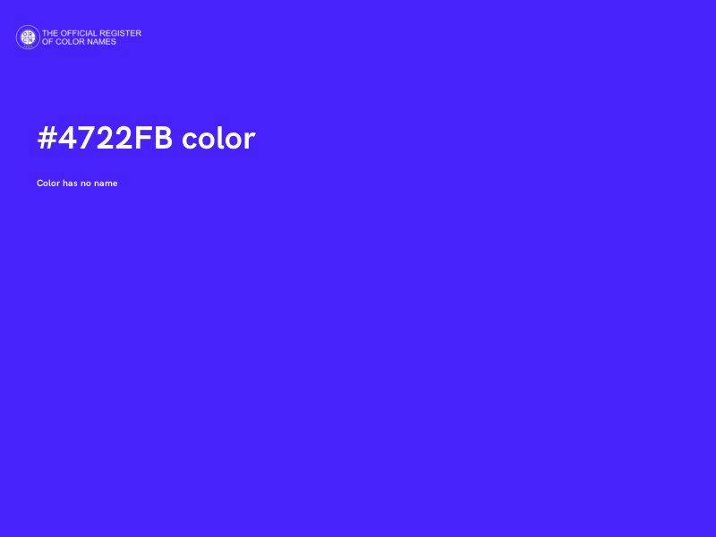 #4722FB color image