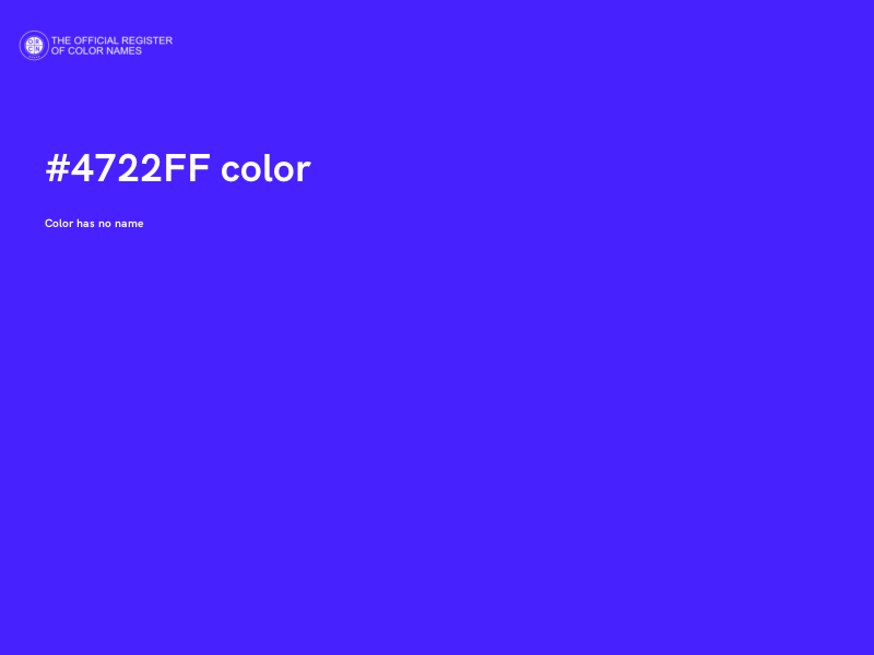 #4722FF color image