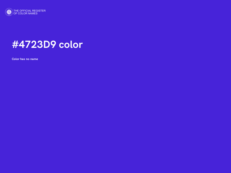 #4723D9 color image