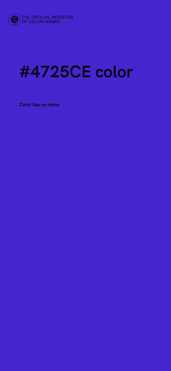 #4725CE color image