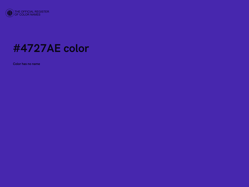 #4727AE color image