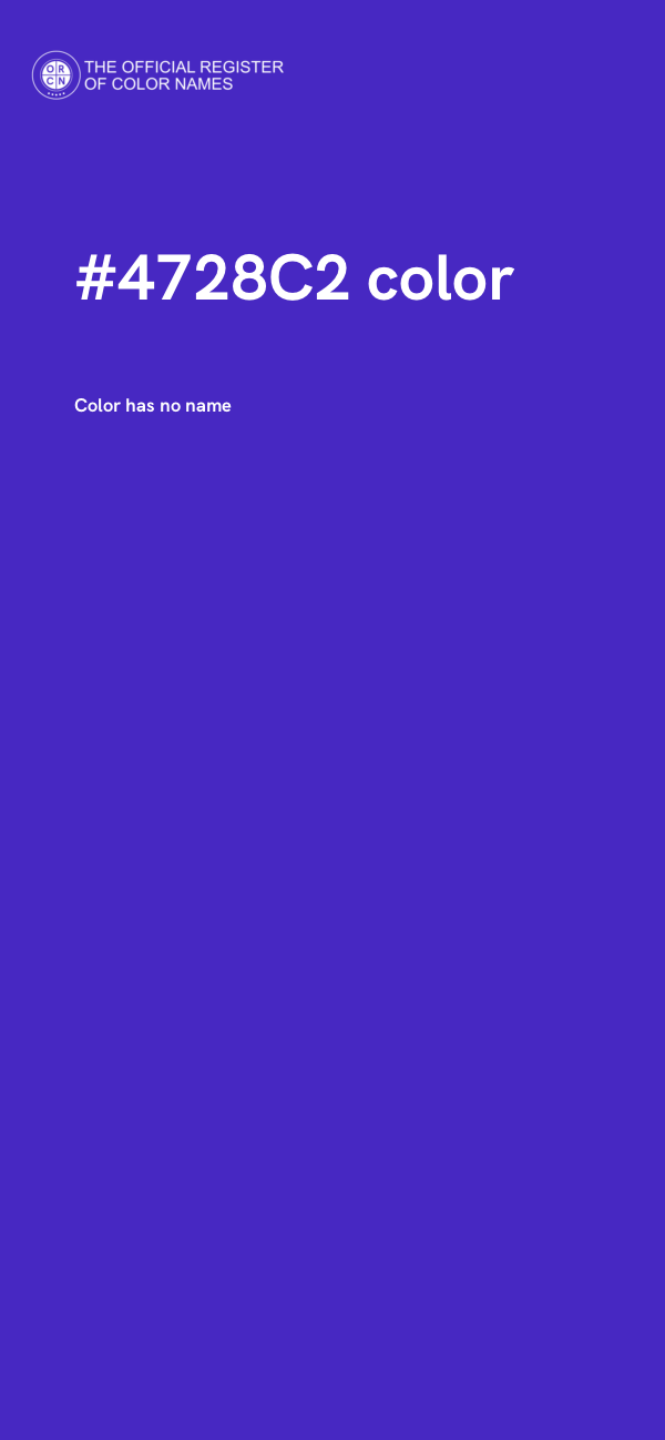 #4728C2 color image