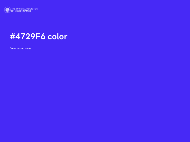 #4729F6 color image