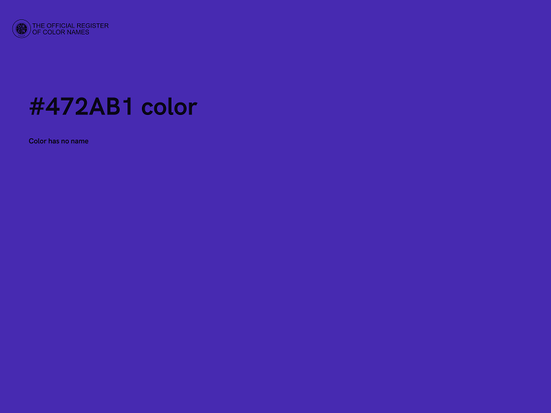 #472AB1 color image